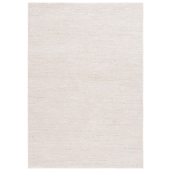 Revive 8 ft. x 10 ft. Ivory Modern Solid Area Rug