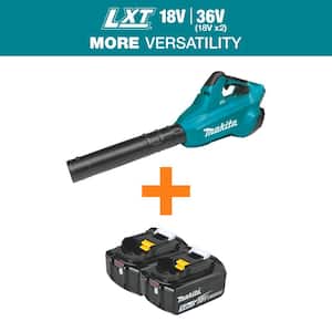 120 MPH 473 CFM LXT 18V X2 (36V) Brushless Leaf Blower with LXT 18V Battery Pack 5.0Ah (2-Pack)