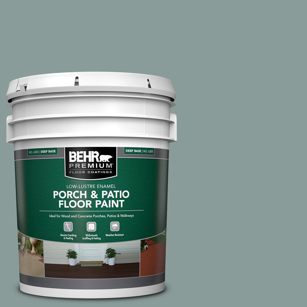 5 gal. Home Decorators Collection #HDC-AC-23 Provence Blue Low-Lustre Enamel Int/Ext Porch and Patio Floor Paint price history on PriceWatchPro
