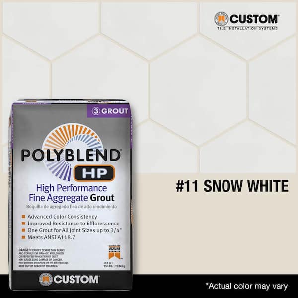 Polyblend HP #11 Snow White 25lb High Performance Fine Aggregate Grout