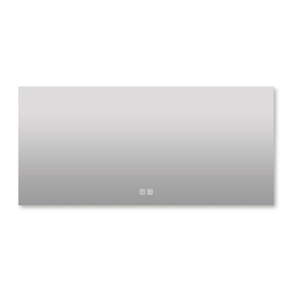 72 in. W x 30 in. H Rectangular Frameless LED Light with 3 Color and Anti-Fog Wall Mounted Bathroom Vanity Mirror price history on PriceWatchPro
