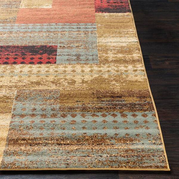 Livabliss Kazuno Dark Red 2 ft. 11 in. x 7 ft. 3 in. Indoor