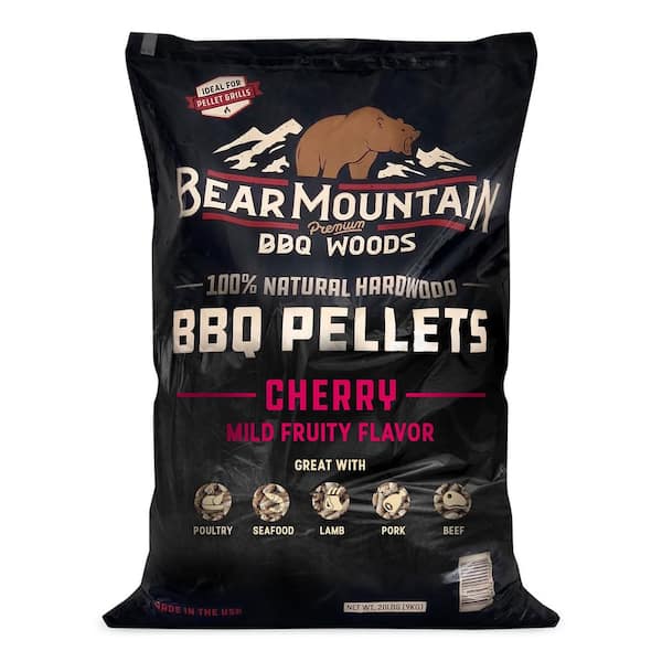 Premium All-Natural Hardwood Cherry BBQ Smoker Pellets, 20 lbs.