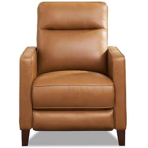 Ashby Cognac Full Top Grain Leather Zero Gravity Recliner with Power Headrest