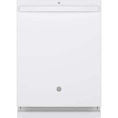 24 in. White Top Control Built-In Tall Tub Dishwasher with 3rd Rack, Steam Cleaning, and 46 dBA