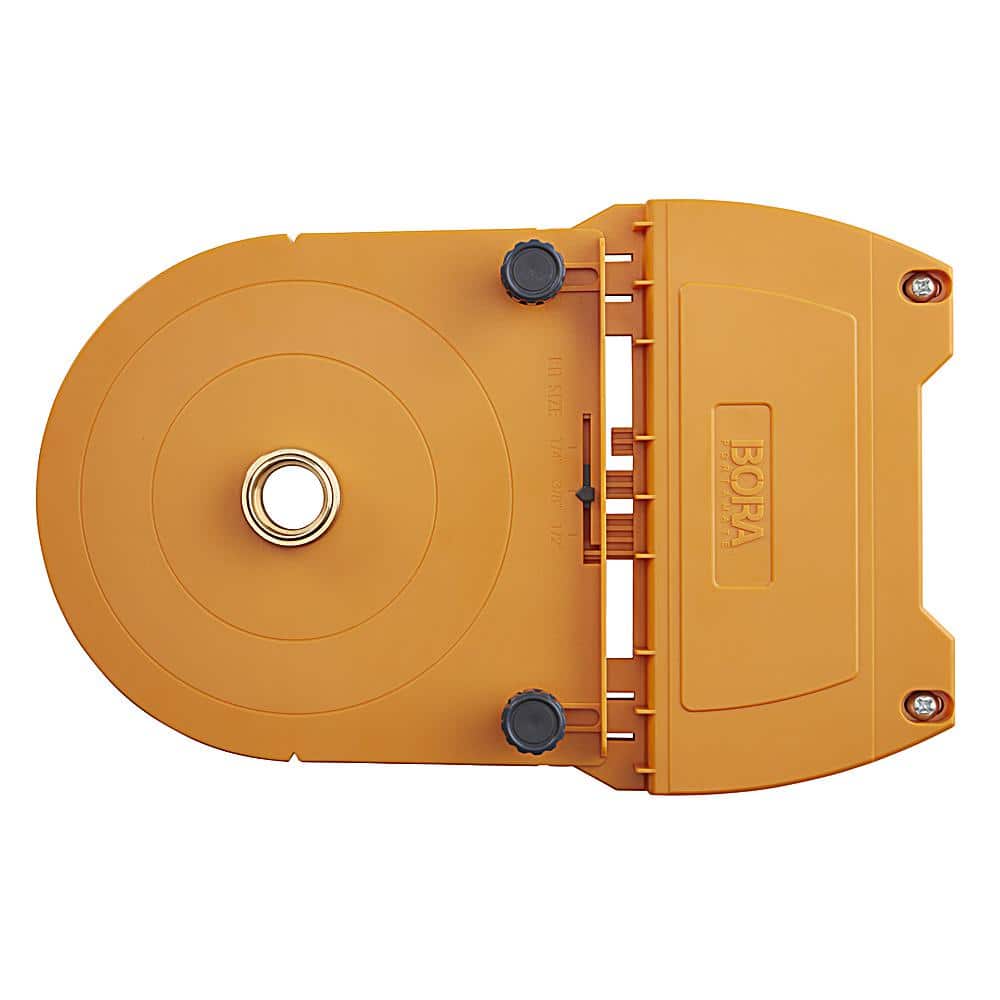 Router Guide with Brass Brushing