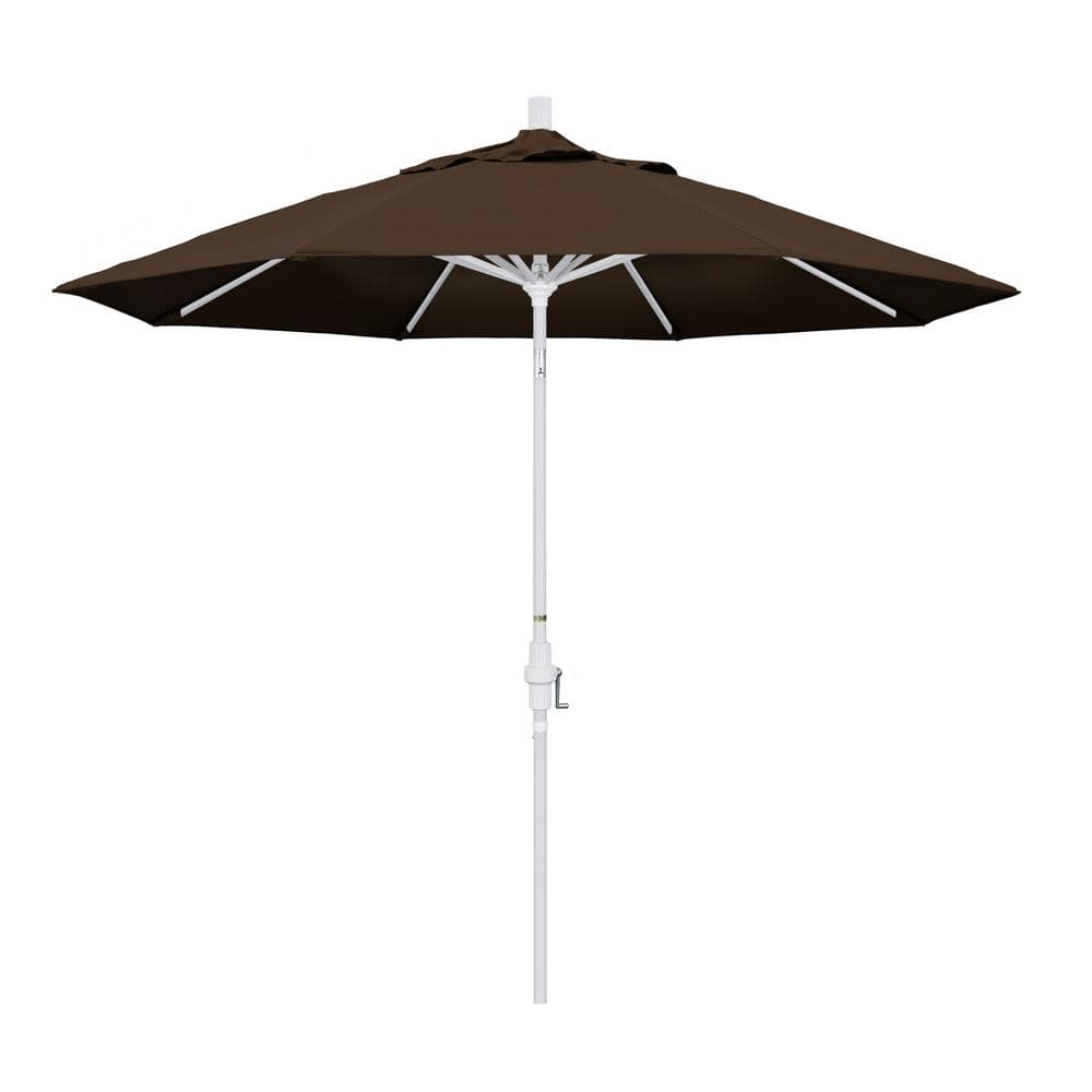 9 ft. Aluminum Collar Tilt Patio Umbrella in Mocha Pacifica price history on PriceWatchPro