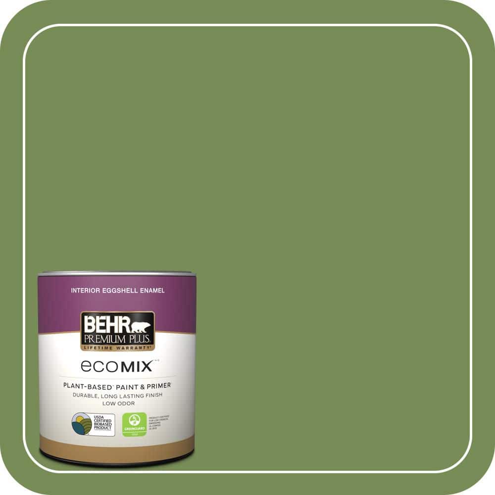 1 qt. #MQ6-52 Lucky Clover Eggshell Enamel EcoMix Plant-Based Interior Paint & Primer price history on PriceWatchPro