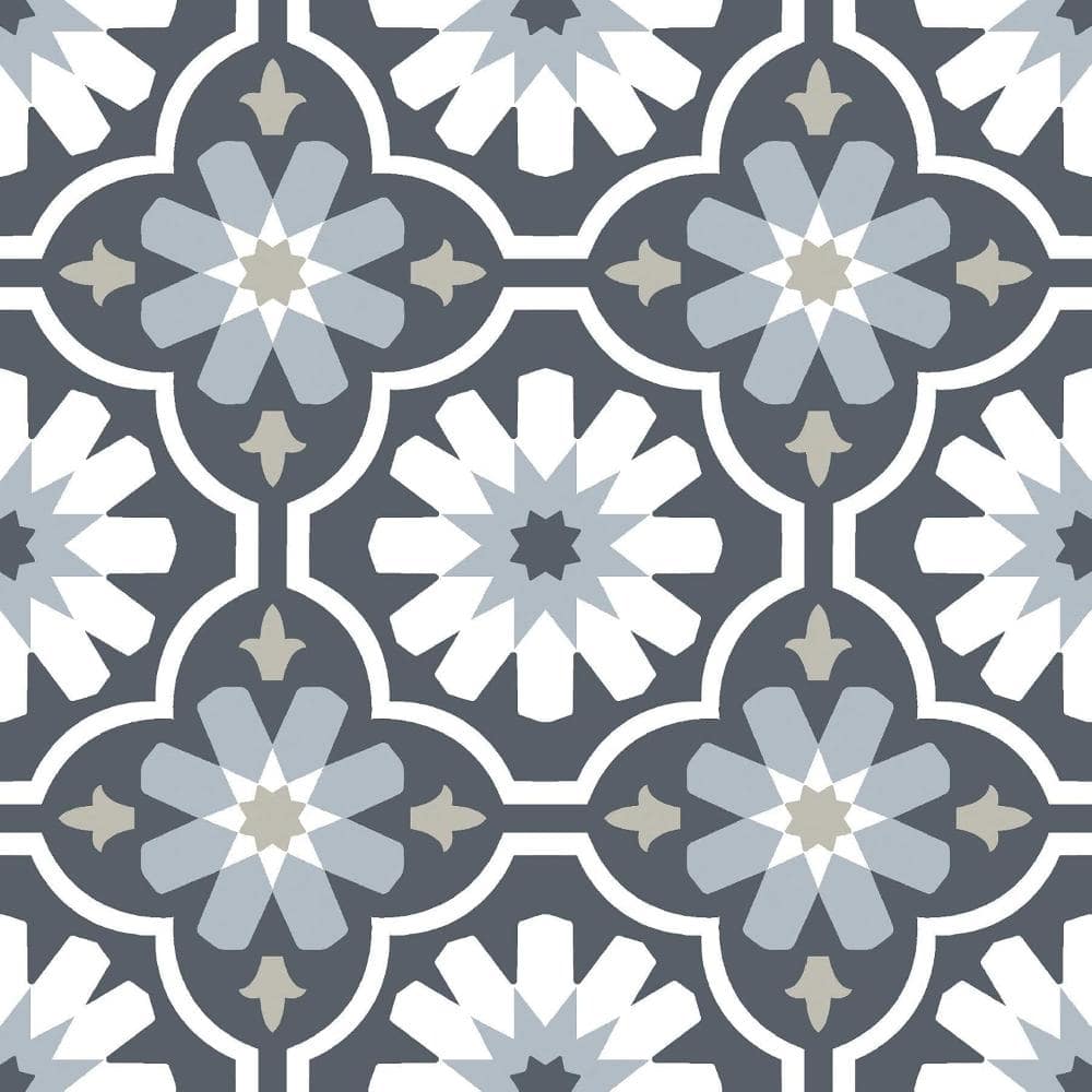 LAKEFRONT COUGAR LLC 10 Tiles 12 in. x 12 in. Vinyl Peel & Stick Floor ...