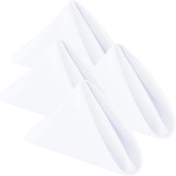 Hotel Butler Service 100% Cotton 4Pk Napkins in White