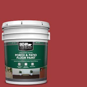 5 gal. #PFC-03 Red Baron Low-Lustre Enamel Interior/Exterior Porch and Patio Floor Paint