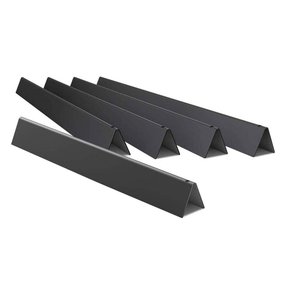 SHINESTAR 21.5 in. Porcelain-Enameled Heavier Flavorizer Bars Replacement for Weber Genesis Silver with 2 Burner(5-Pack)