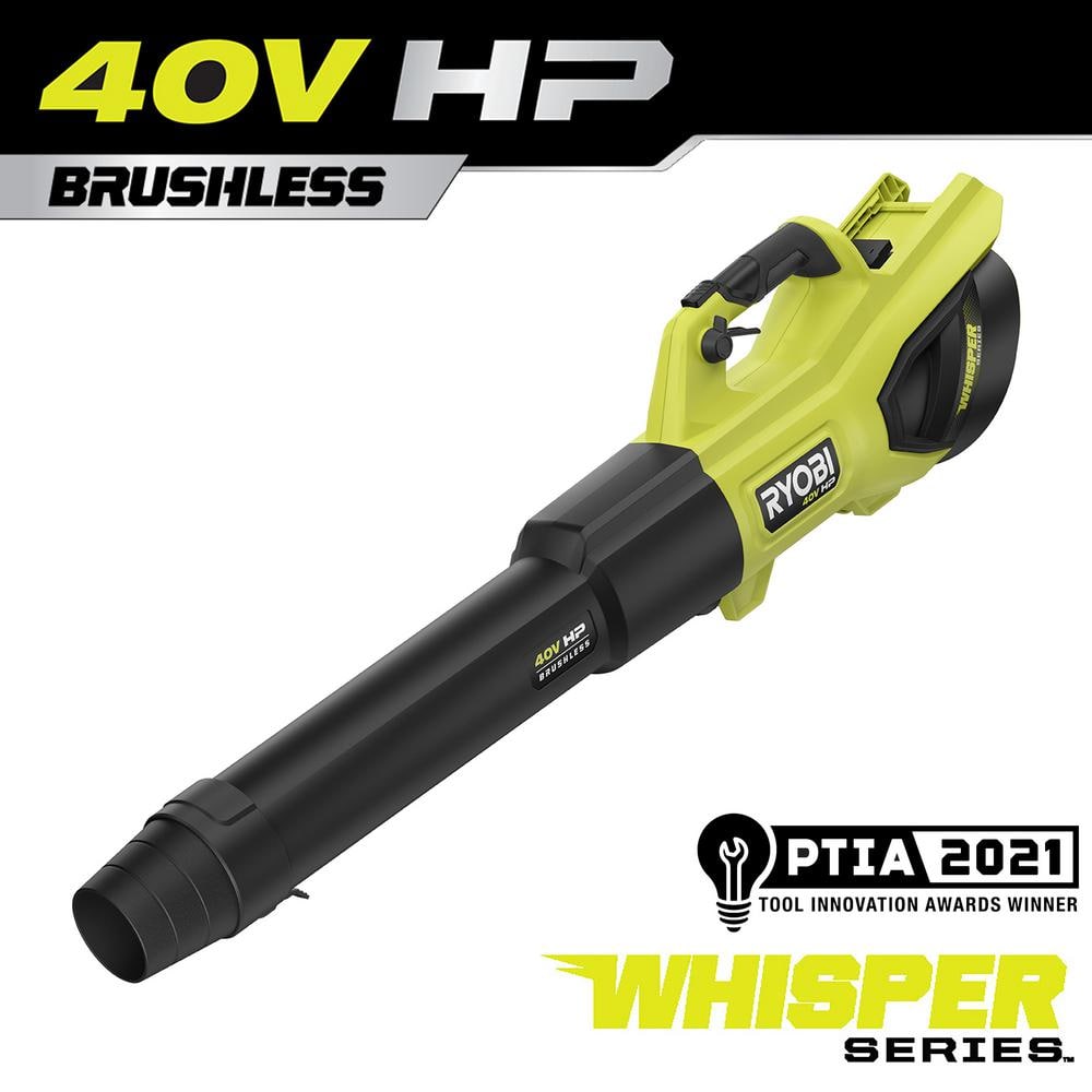 RYOBI 40V HP Brushless 190 MPH 730 CFM Cordless Battery Jet Fan Leaf Blower (Tool Only)