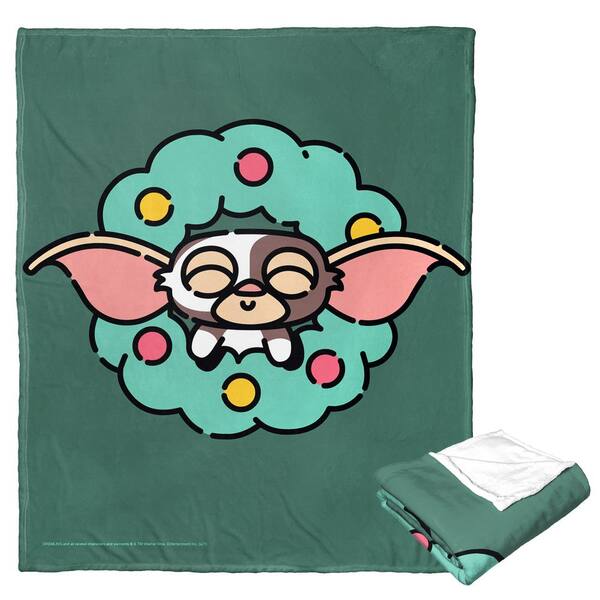 THE NORTHWEST GROUP Gremlins Festive Gizmo Silk Touch MultiColored Throw Blanket