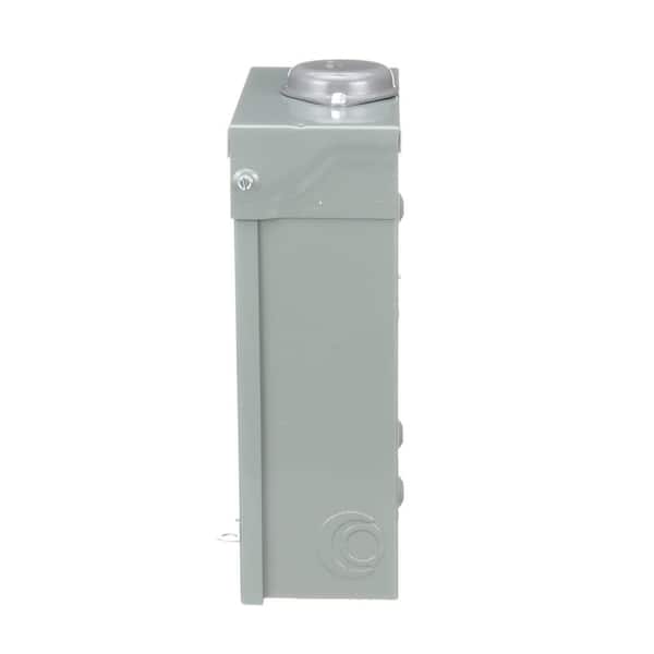 Square D QO 100 Amp 8-Space 16-Circuit Outdoor Main Lug Load