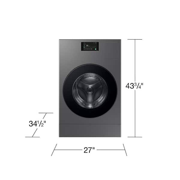 【na.e】 Smooth Reversible All-in-one Samsung 5.3 cu. ft. Bespoke AI Ventless Smart All In One