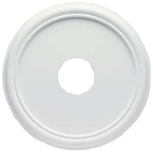 16 in. White Smooth Ceiling Medallion