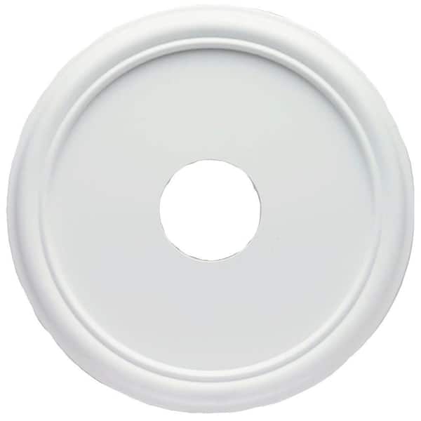 Hampton Bay 16 in. White Smooth Ceiling Medallion