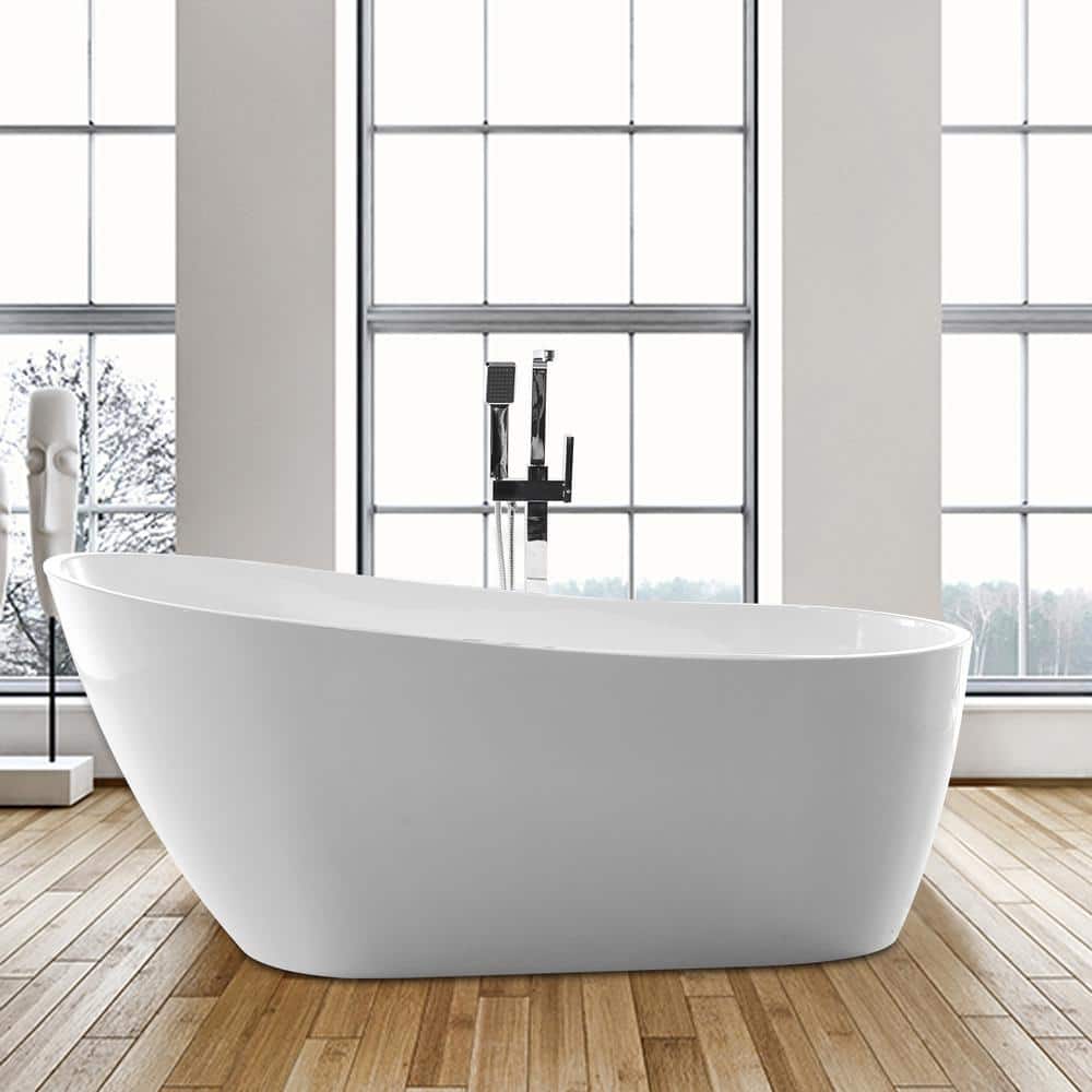 Acrylic Flatbottom Freestanding Bathtub, Acrylic Freestanding Bathtub Reviews
