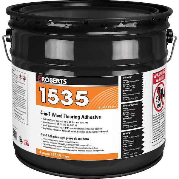 Roberts 4 Gal Premium In 1 Wood, How To Remove Urethane Adhesive From Hardwood Floors
