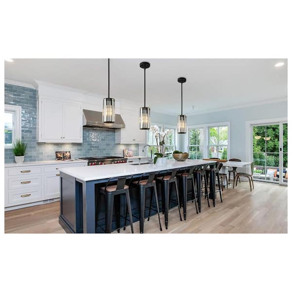ZHLWIN Home Lighting 40 watts 2-Light Modern Black Pendant Design