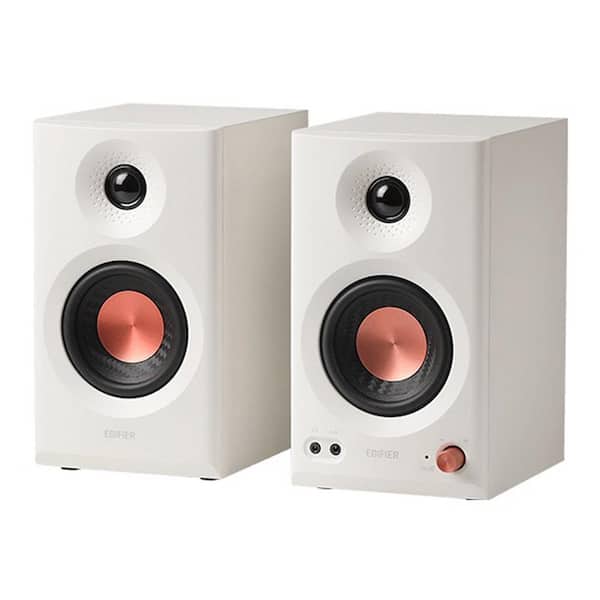 MR3 36-Watt-Continuous Powered 2.0 Studio Monitor Speaker System White