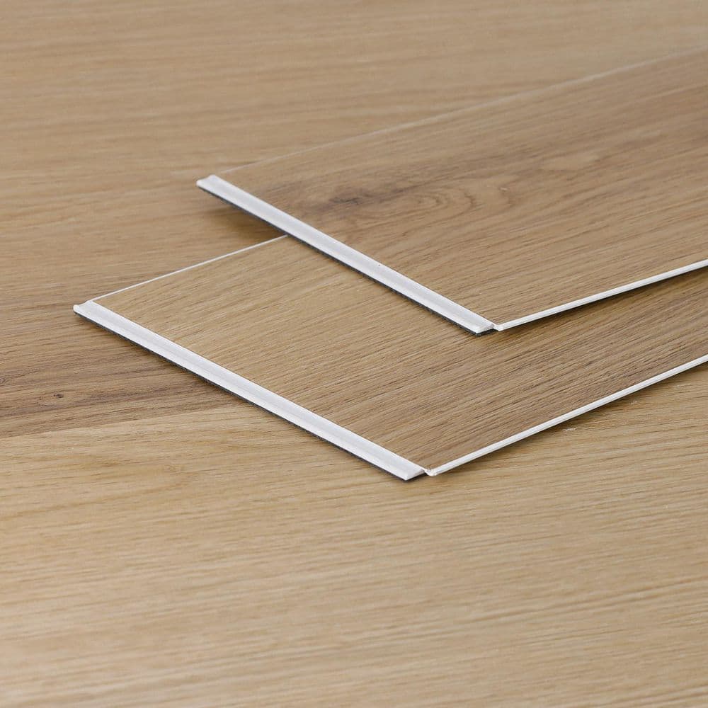 24 MIL x 7.17 in. W x 48.03 in. L Click Lock Waterproof Luxury SPC Vinyl Plank Flooring, Oak (23.9 sq. ft. /case) price history on PriceWatchPro