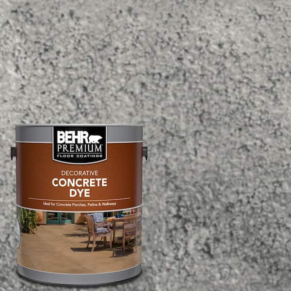 BEHR Premium 1 gal. #CD-825 Industrial Gray Interior/Exterior Concrete Dye