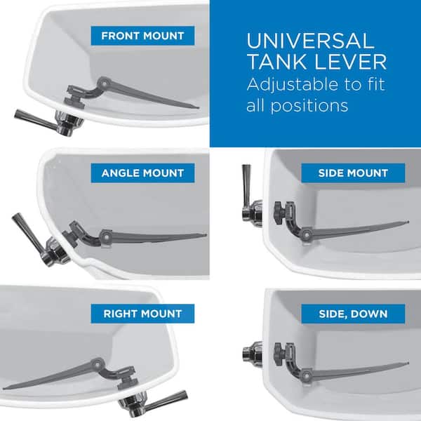 Tank Lever Gerber Universal Toilet Tank Lever in Chrome GA70036054 - The Home Depot