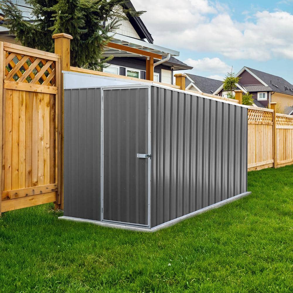 Durango 5' x 10' Gray Galvanized Steel Metal Shed Kit