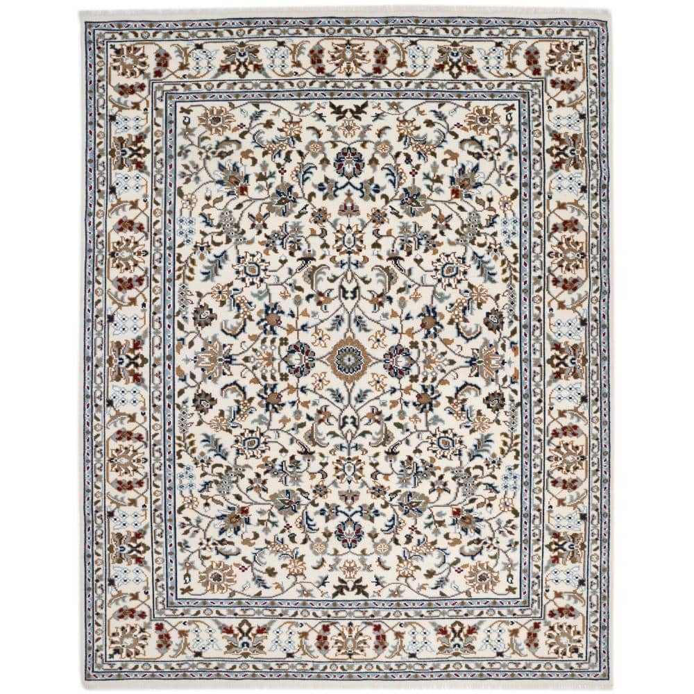 Elgin Ivory 3 X 5 Hand Knotted Wool Cotton Indoor Area Rug price history on PriceWatchPro