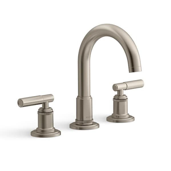 KOHLER Torrington 8 in. Widespread Double Handle Bathroom Faucet in Vibrant Brushed Nickel