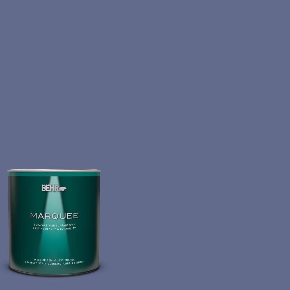1 qt. #S540-6 Dangerously Elegant One-Coat Hide Semi-Gloss Enamel Interior Paint & Primer