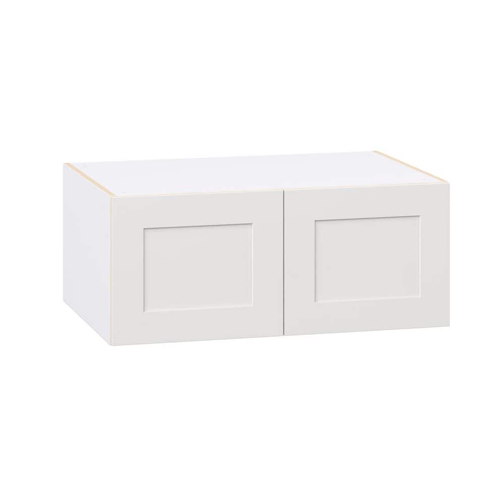 Roseland 36 in. W x 24 in. D x 15 in. H Assembled Shaker Wall Bridge Kitchen Cabinet in Warm White price history on PriceWatchPro