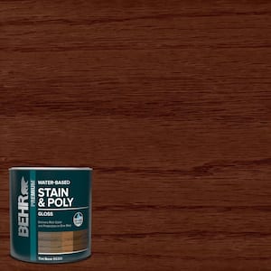 1 qt. #TIS-330 Honey Gloss Semi-Transparent Water-Based Interior Stain and Poly in One