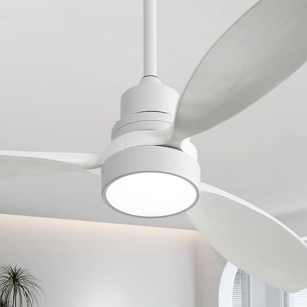 Sofucor Deckenventilator ohne Licht, mit Fernbedienung, 3 ABS-Flügel