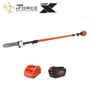 eFORCE 10 in. 56V X Series Cordless Battery 12 ft. Telescoping Shaft Power Pole Saw with 5.0Ah Battery and Rapid Charger