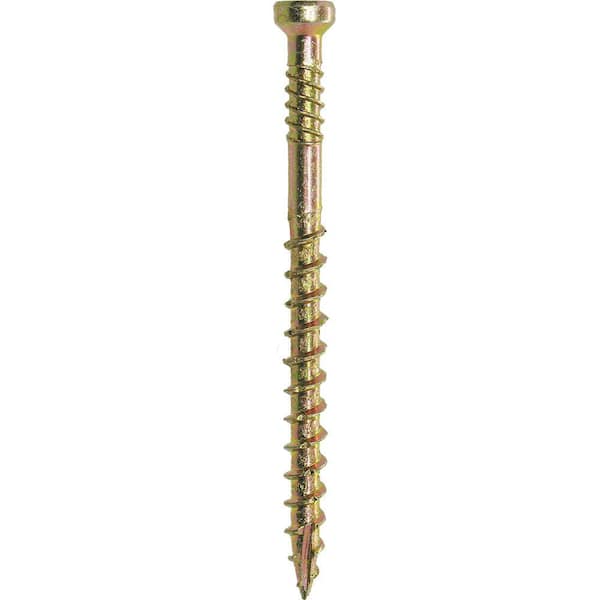 #8 x 2-1/4 in. Star Drive Trim Head Coarse Thread Construction Screws 1 lb. Box