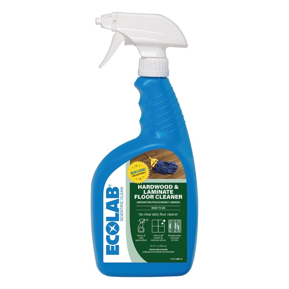 ECOLAB 32 fl. oz. Hardwood and Laminate Floor Cleaner, Advanced No