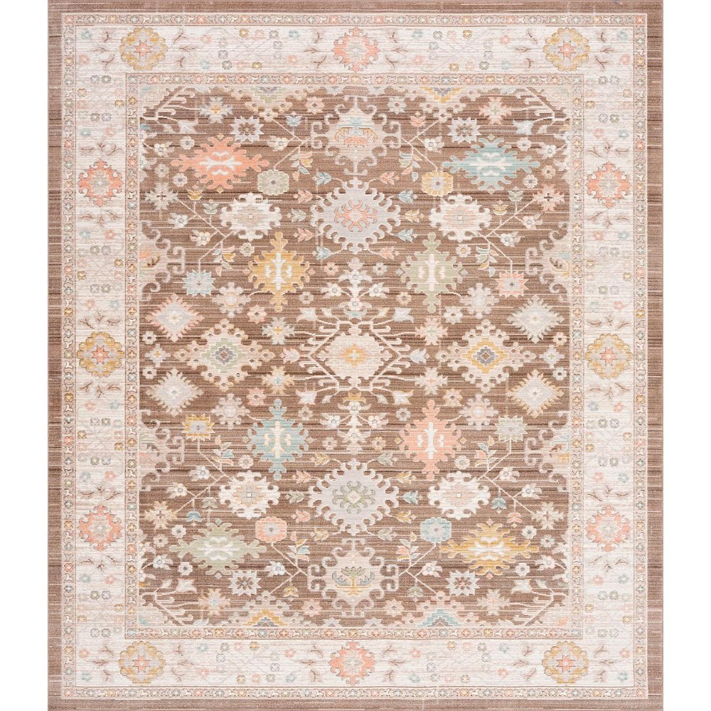 Crestwood Brown 8 ft. x 10 ft. Oriental Indoor Area Rug price history on PriceWatchPro