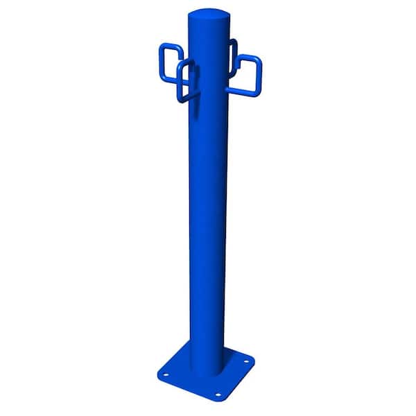Blue Commercial Leash Post