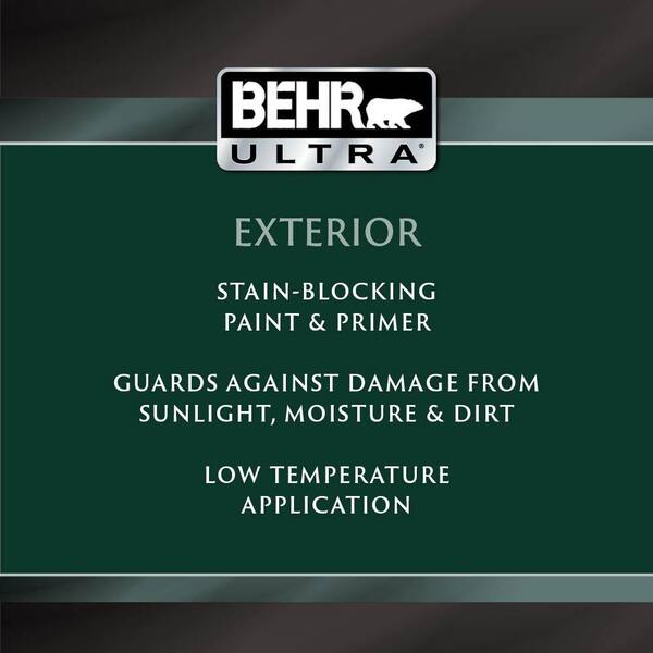 BEHR ULTRA 1 qt. #GR-W15 Palais White Extra Durable Flat Interior Paint &  Primer 172004 - The Home Depot