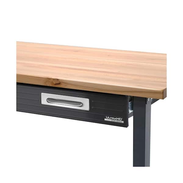 Seville Classics 48 in. W x 25 in. D 1-Drawer Wood Top Workbench