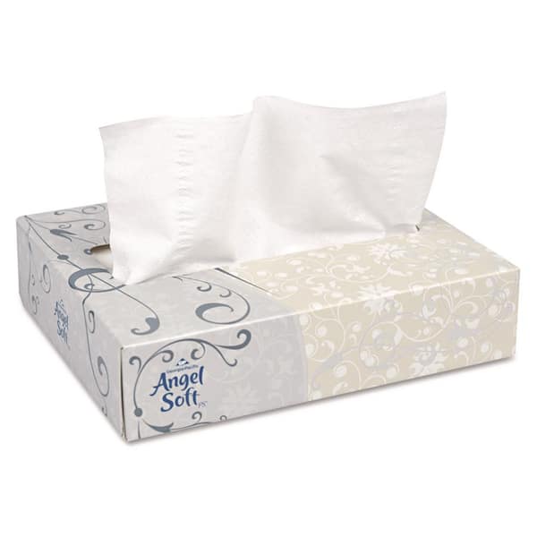2-Ply White Facial Tissue (50-Sheets/Box, 60-Boxes/Carton)