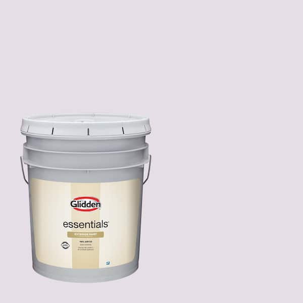 Glidden Essentials 5 gal. PPG1176-1 Peekaboo Satin Exterior Paint