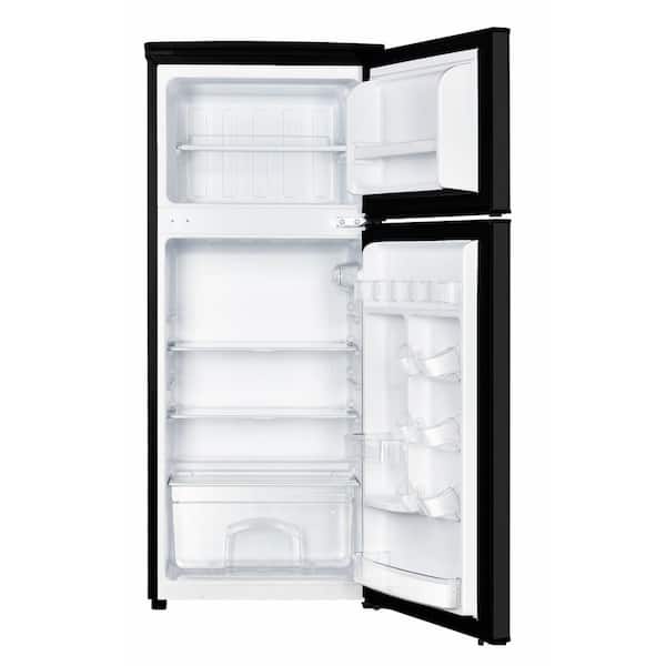 Magic Chef 18.5 in. W, 4.5 Cu. ft. 2-Door Mini Refrigerator, with Freezer in Black