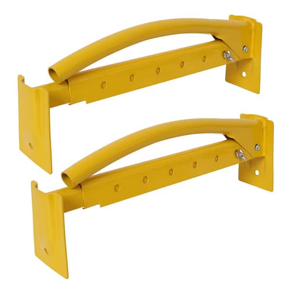 2-Pack Yellow Steel Outdoor Garden Brick Lifting Carrying Lifter for Backyard, Garden and Courtyard Wall