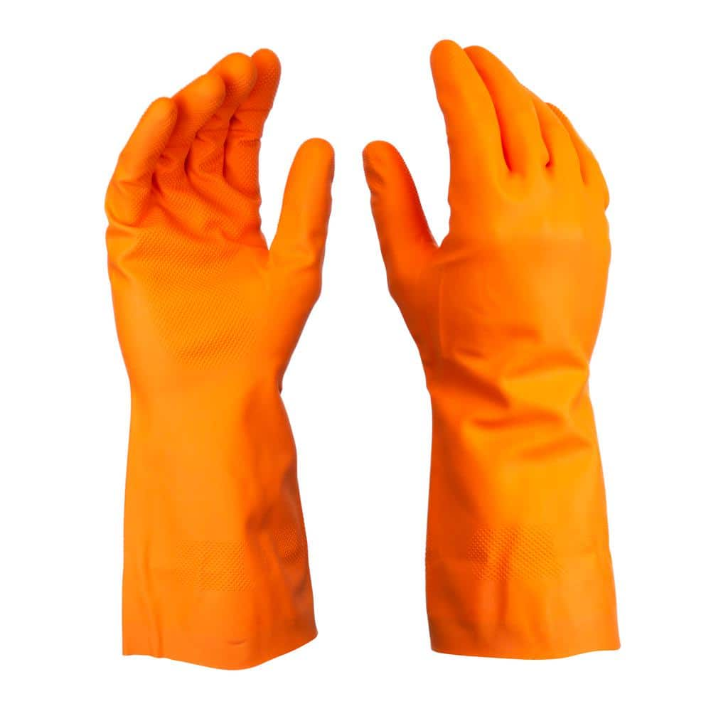 Cut Resistant Gloves Food Grade Level 5 Protection - Large - Orange