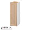 Hampton Bay 9 in. W x 12 in. D x 30 in. H Ready to Assemble Wall Kitchen Cabinet in Unfinished with CLICKREADY Technology W0930