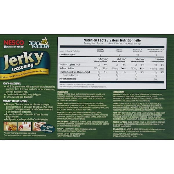 Hi Country Snack Foods, Original Jerky Seasoning Kit